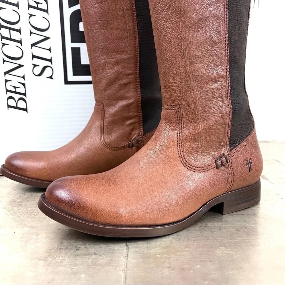 Frye Molly Gore Tall Riding Leather Boot